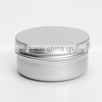 6pcs/lot 100ml Empty Aluminium Cosmetic Pot Lip Balm Jar Tin Containers Screw Lid for Cream Ointment Hand Cream Storage