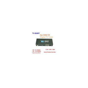 (M-619) HD DVB-T2 car digital TV receiver support USB/HDMI/H.264/1080P/AVC, new standard for Thailand/Russia