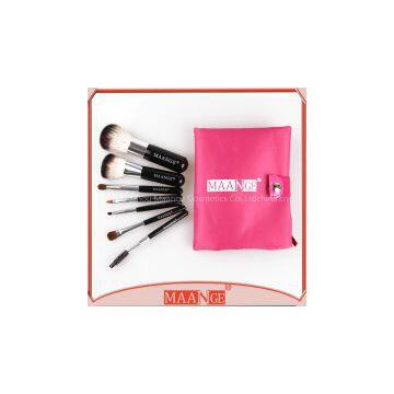 Travel Size Makeup Brush Set 7pcs Travel Cosmetic Make up Brush Set