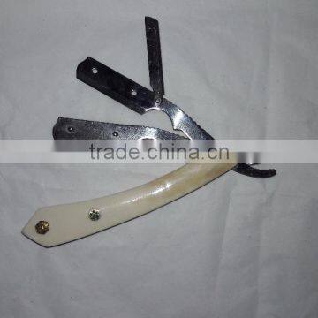 Single Blade Stainless Steel Metal Shaving Razor With Bone Handle photo-3