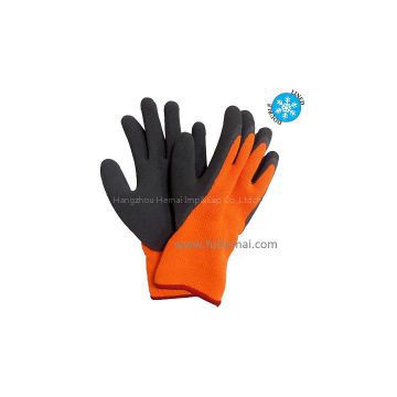 Acrylic Liner Palm Coated Latex Safety Impact Gloves