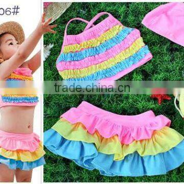 Baby Girls Rainbow Bikini Baby Swimwear - Kids' Bathing Suit Girls Swimwear Girl SwimSuit