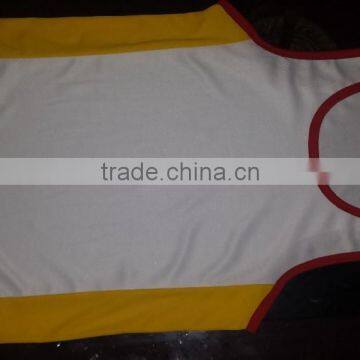 Dir fit polyester spandex custom sleeveless mens wholesale singlets