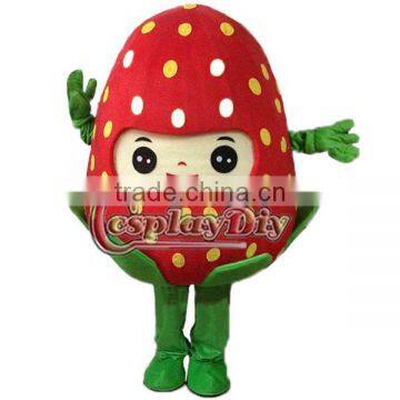 red strawberry mascot cosplay costume custom made