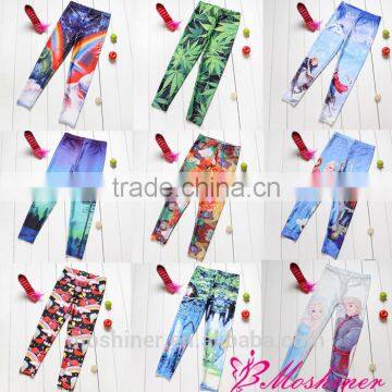 Wholesale Kids Leggings Cheap Price Digital Printing Leggings Sport Fitness photo-2