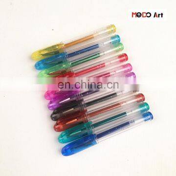 Cute Small Size colored gel pen set 20 with PP Case Package Case Size 15*10*2.8cm