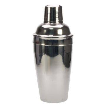 Classic Traditional Metal Cocktail Shaker 500ML
