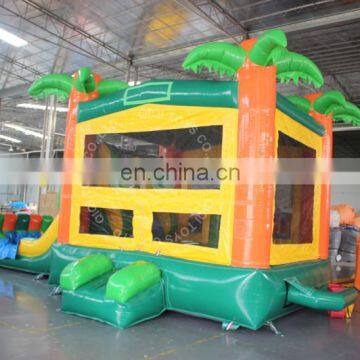 Jungle Theme Inflatable Bouncy Castle With Slide for Kids/inflatable Jumping Castle for Sale photo-2