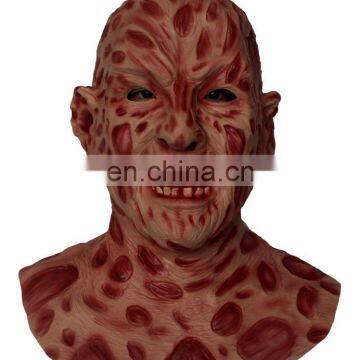 2015 Halloween best selling party rubber Freddy Krueger masks for DIY Halloween props