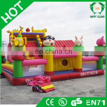 HI amusement park equipment;giant outdoor inflatable park;cheap inflatable fun city;inflatable playground on sale