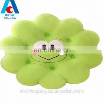 cute green frog children play game plush toy cushion