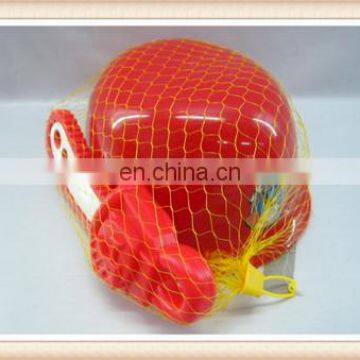 plastic fireman hat toy helmet with saw