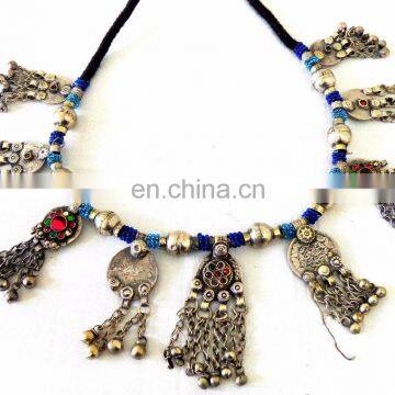 Afghani Vintage Handmade Necklace-Handmade Costume Necklace Set photo-2