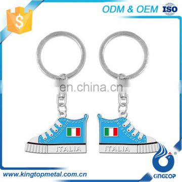 Highest Level Decorate Metal Mini Running Shoe Key Holder Custom Keychain Tennis Shoes