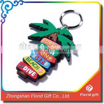 Christmas gift tree 3d Soft PVC decoration Keychain