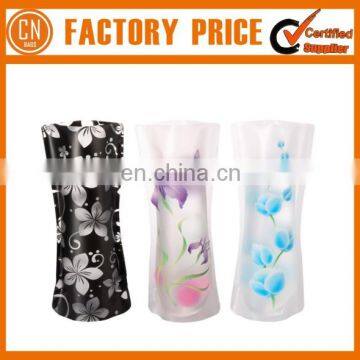 Fashion Foldable PVC Plastic Collapsible Flower Vase photo-4