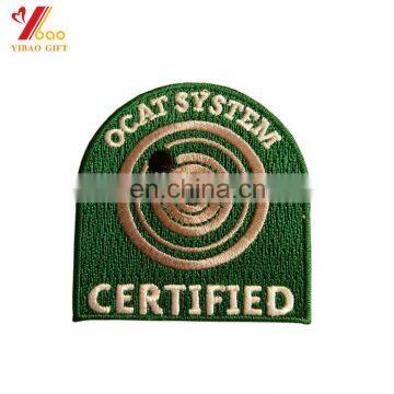 Custom design shooting target fabric iron on style/ful Embroidery patch / Embroidered badge