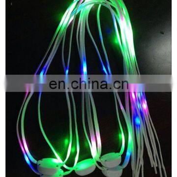 Colorful Led shoe laces wholesale multicolor led nylon shoelaces