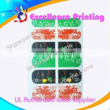 hot sale self adhesive populer 3d design nail art sticker