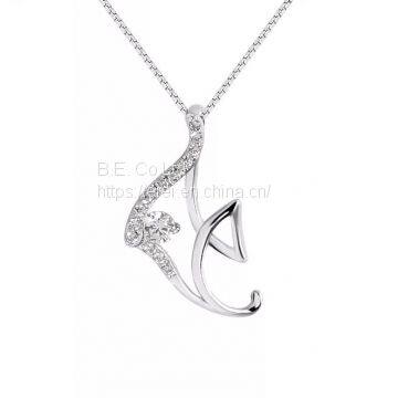 Wedding Jewelry Silver White Fish Pendant 925 Silver Jewelry