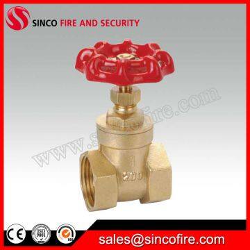 Brass gate valve