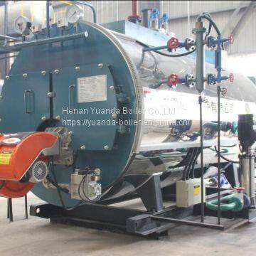 Fire tube 1.5 ton oil gas steam boiler price