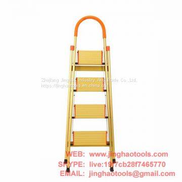 JHM0304K 4 Step Aluminum Ladder Folding Platform Stool