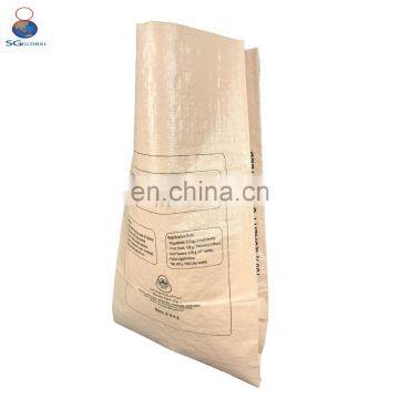 China wholesale 25kg 10kg logo printed pp woven bag for fertilizer