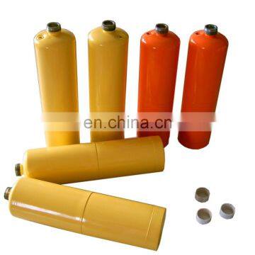 99.99% pure Mapp gas cylinder for welding gun welding torch mapp gas