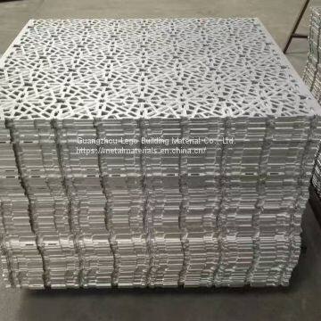 Anodized Perforated Aluminum Sheet Carved Decorative Aluminum Veneer