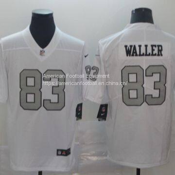 Las Vegas Raiders #83 Waller White Jersey photo-1