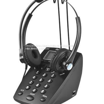 China BN200 business telephone + A26 business telephone headset for call center