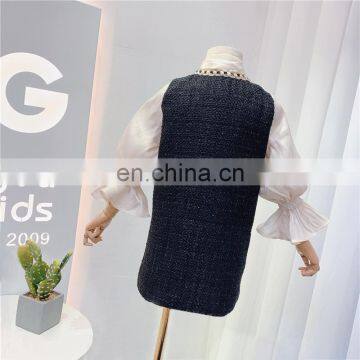 2020 Winter Children's Girls Fashion Black Coat photo-2