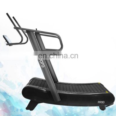 fitness  Exercise equipment curved manual running machine no motor treadmill commercial treadmills on sale