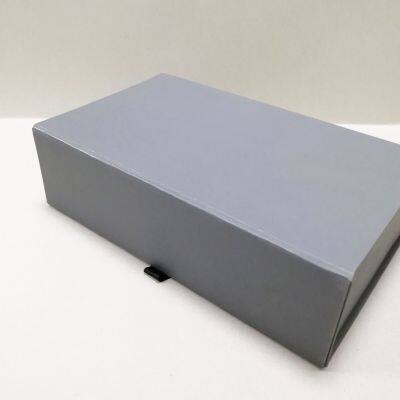 Luxury Grey Squer Cardboard Gift Packaging  Wine Box