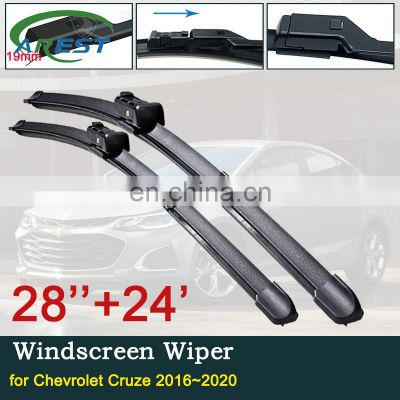 Car Wiper Blades for Chevrolet Cruze 2016~2020 2017 2018 2019 Front Window Windshield Windscreen Car Accessories Stickers