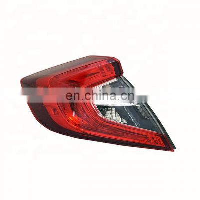 New Outer Side Tail Light Lamp Assembly HO2804110 HO2805110 Car Rear  Light Lamp For Honda CIVIC 2016 - 2019