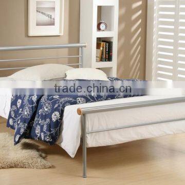 Single Double Metal Tube Bed Frame Very Cheap Home Furniture photo-3