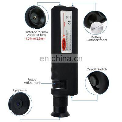 Fiber Optic Inspection Microscope 400x LED Illumination Handheld Anti Slip Rubber SC/LC/FC Connection Fiber Microscope photo-4