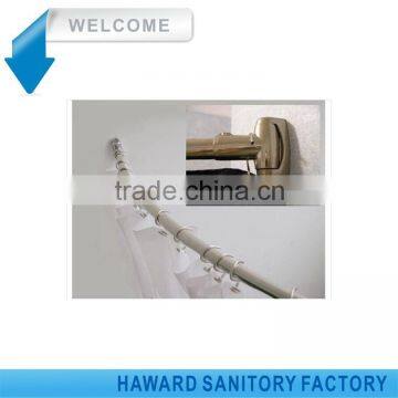 Telescoping Curved Bathroom Curtain Pole