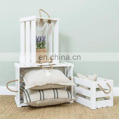 Wooden Wine Fruit Vegetable Wine Storage Crate Box photo-4