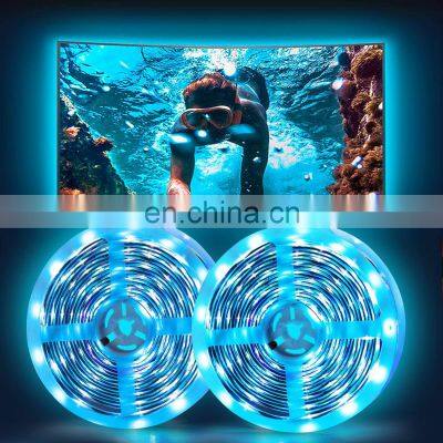 Christmas Decorations Outdoor Color Changling Battery Operated Rgb Led Waterproof Rope Light