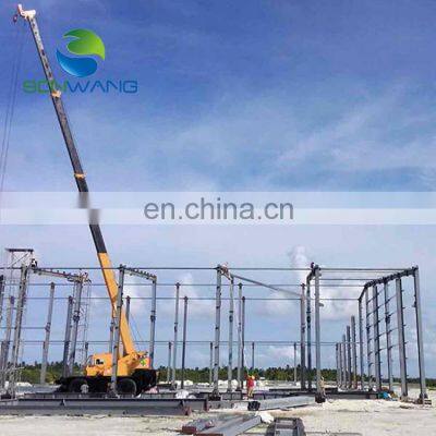 Low Price Galvanized Steel Building Prefab Light Metal Frame Warehouse for Sale