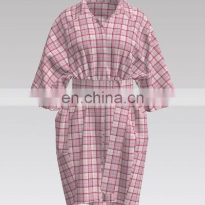 2022 Hot Sale 100%cotton yarn dyed check design