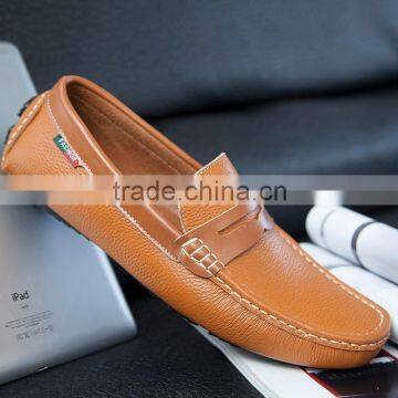 100% full grain leather upper shoes rubber outsole