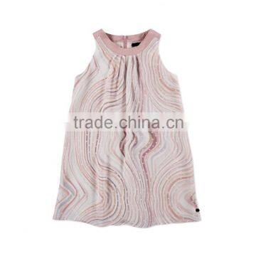 Girls' 2-6 Years Pink Dotted Swirl Dress
