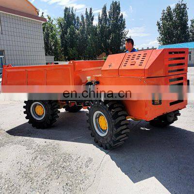 New Designed FCD60 Cheap Price 4x4 Mini Wheel Dumper 6 Ton 8 Ton Agricultural Dump Truck From China photo-3