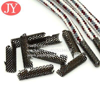 Rubber Coating Metal Drawstring Cord Ends Waist Rope Drawstring Rope Aglet Tips Custom Polyester Metal Aglets photo-4