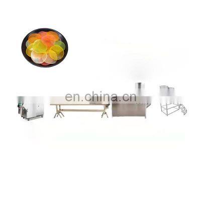 Automatic Snacks Colored Indonesia Uncooked Prawn Cracker Making Machine Shrimp Chips Prawn Cracker Machinery