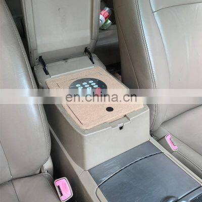 Car Storage Center Console Vault Lock Safe Box With 4 Digit Combo Keep Personal Items Secure and Organized for Highlander 09-13 photo-2